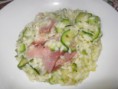 Riso con zucchine e speck